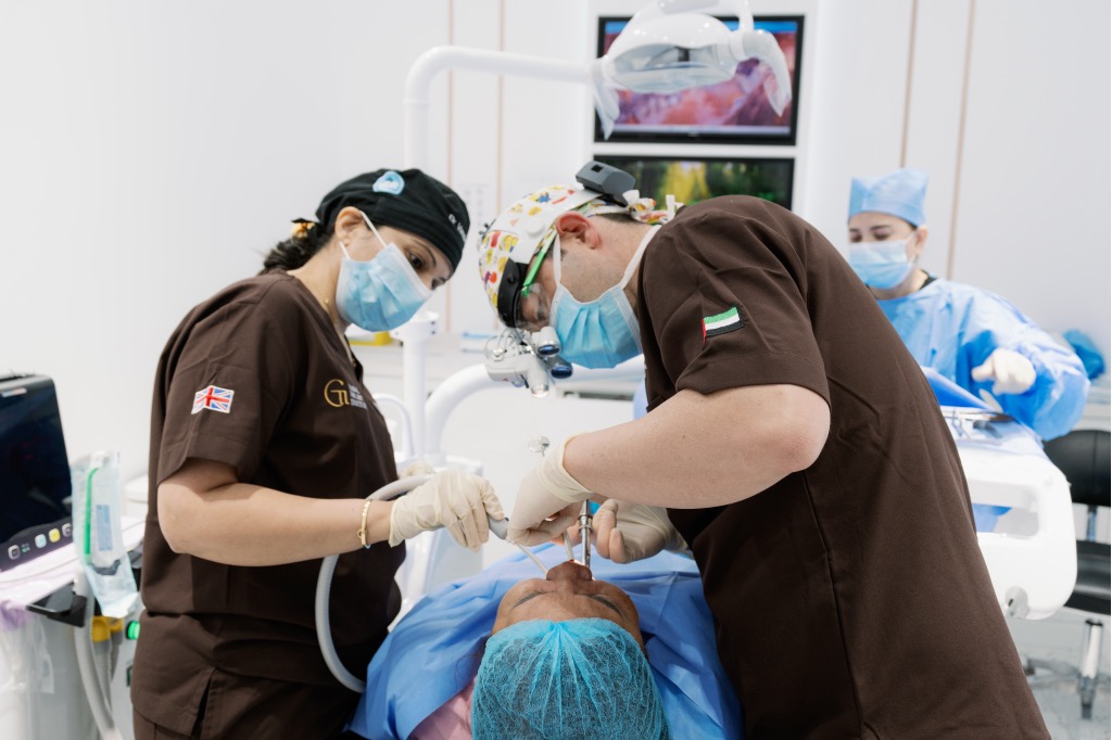 Live dental surgery training